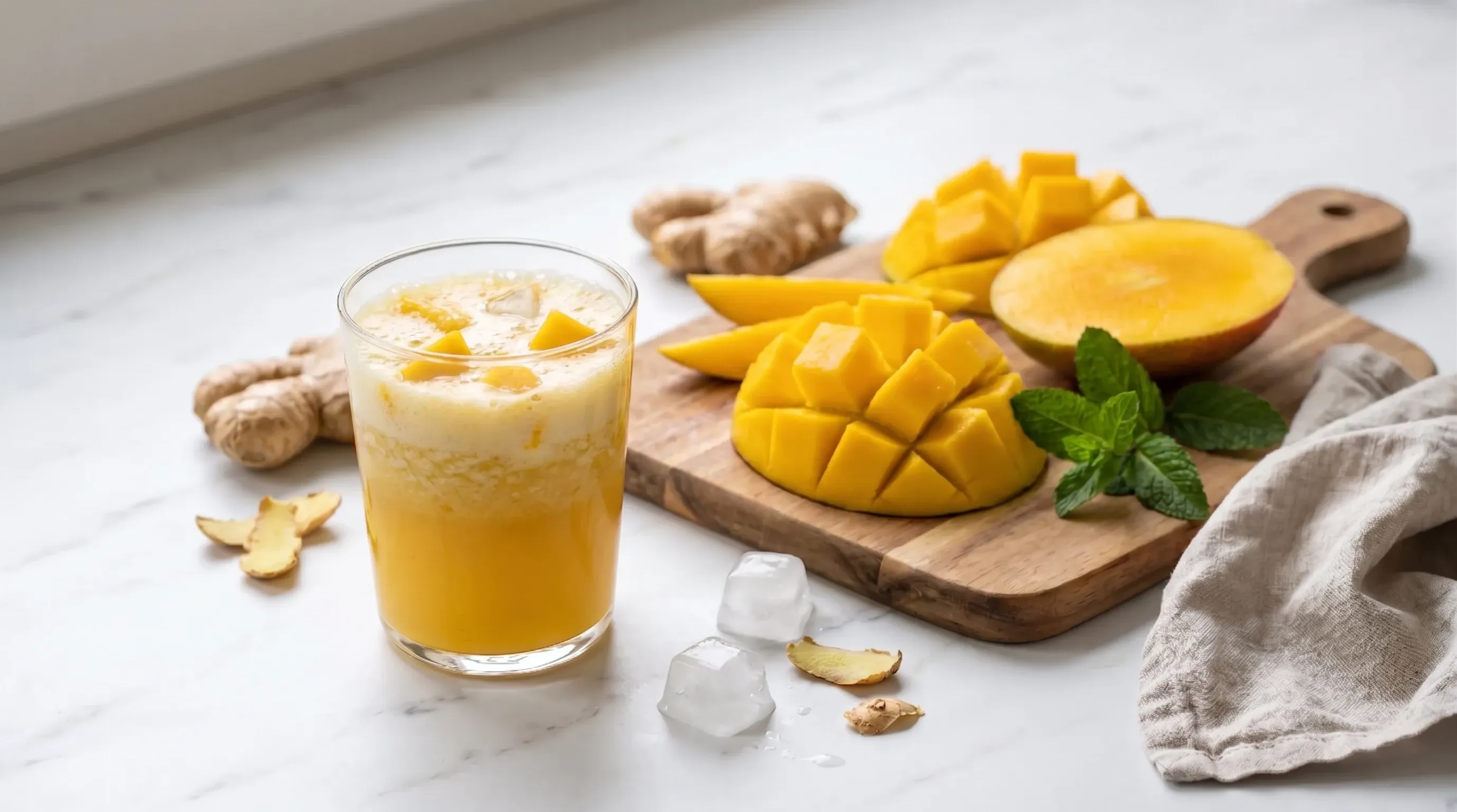Mango Ingwer Mocktail