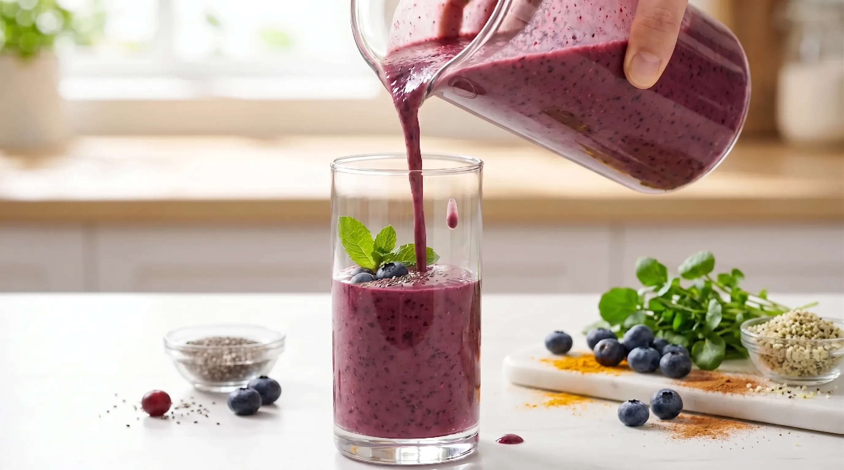 Anti-Histamin Beeren-Smoothie