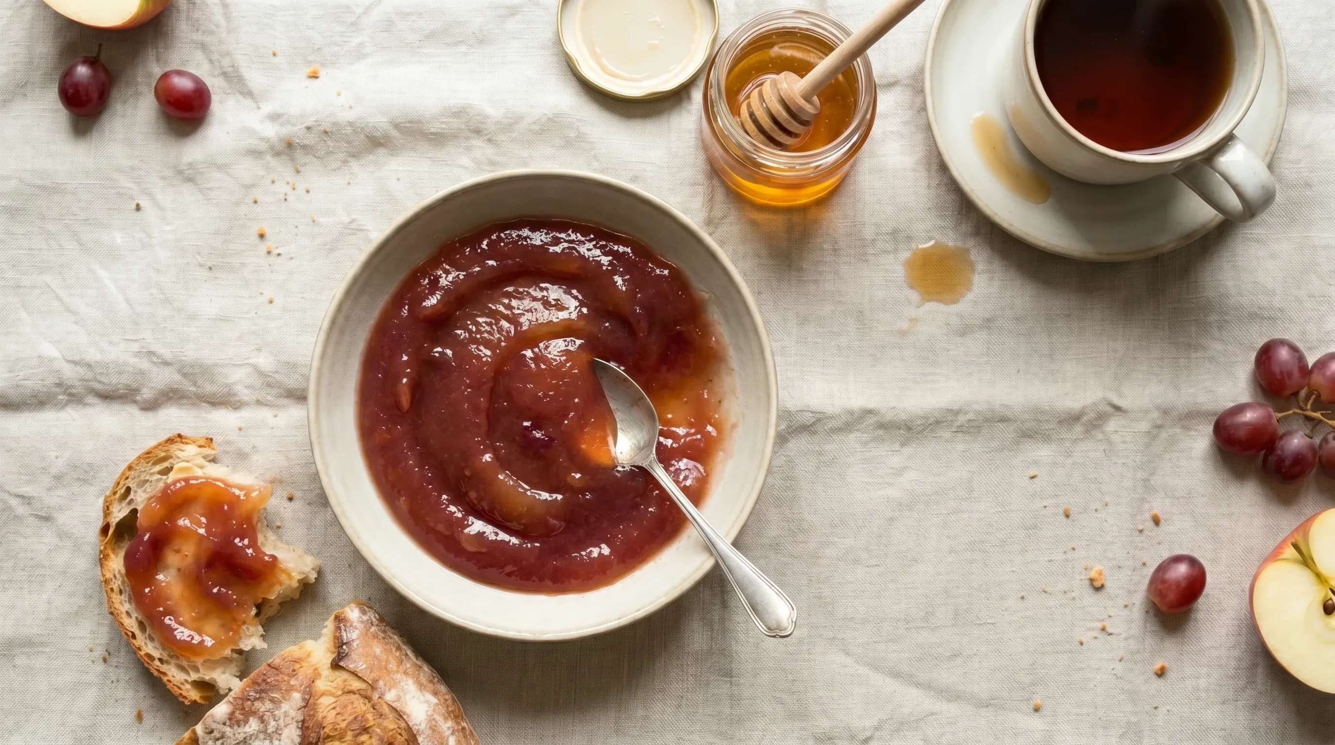 Apfel-Weintrauben-Marmelade