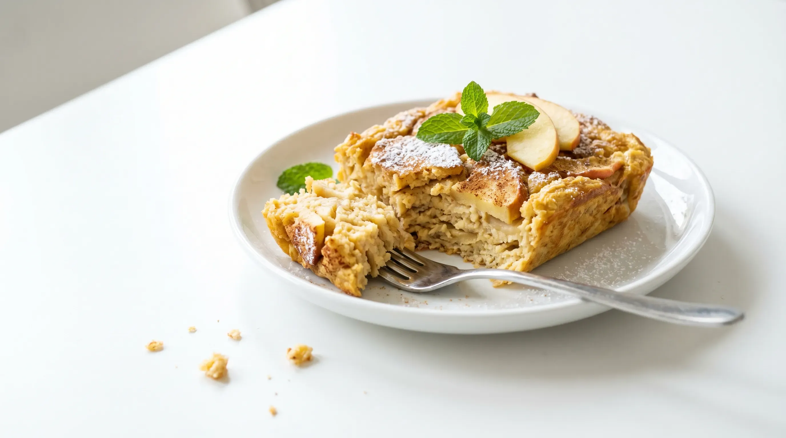 Baked Oats Apfel Zimt Style