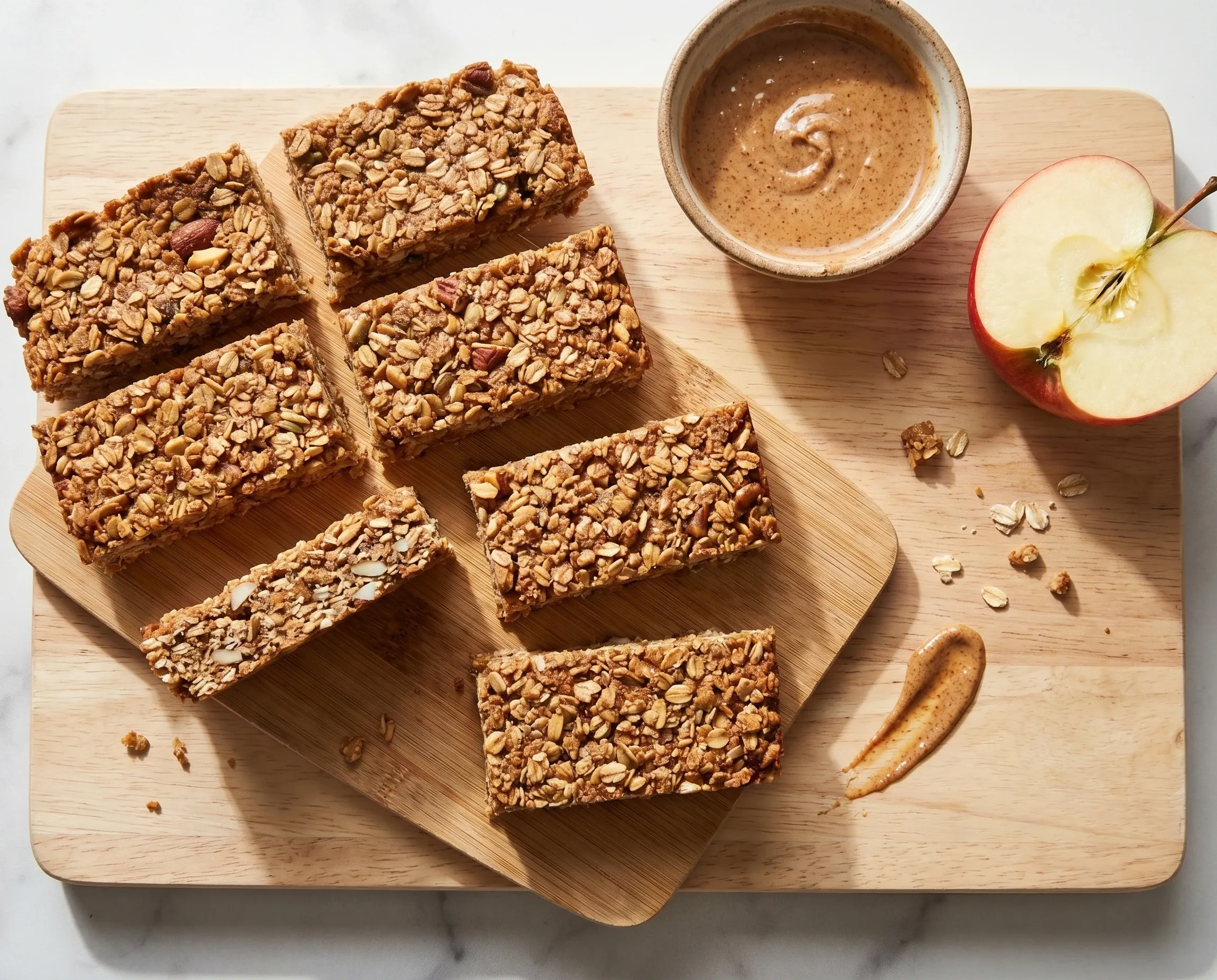 Apfel-Zimt-Riegel – histaminarm & glutenfrei & vegan