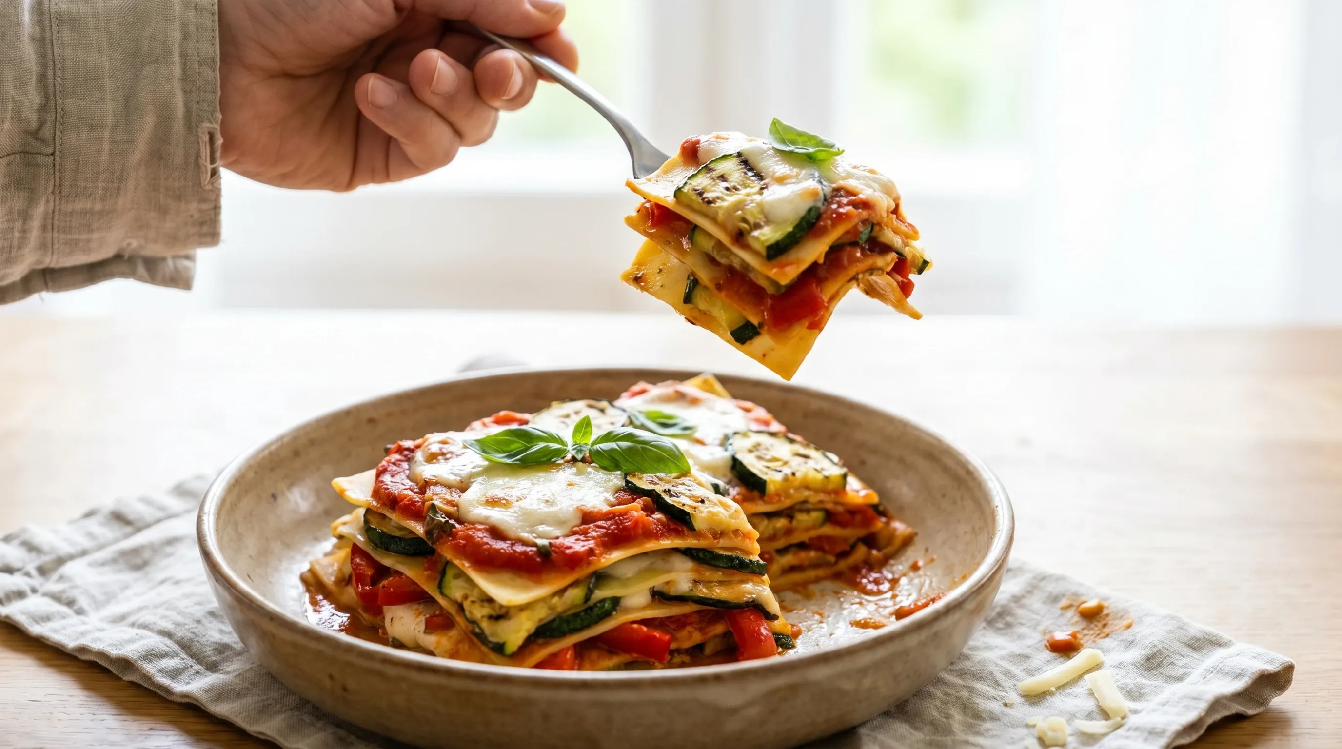 Zucchini Paprika Lasagne