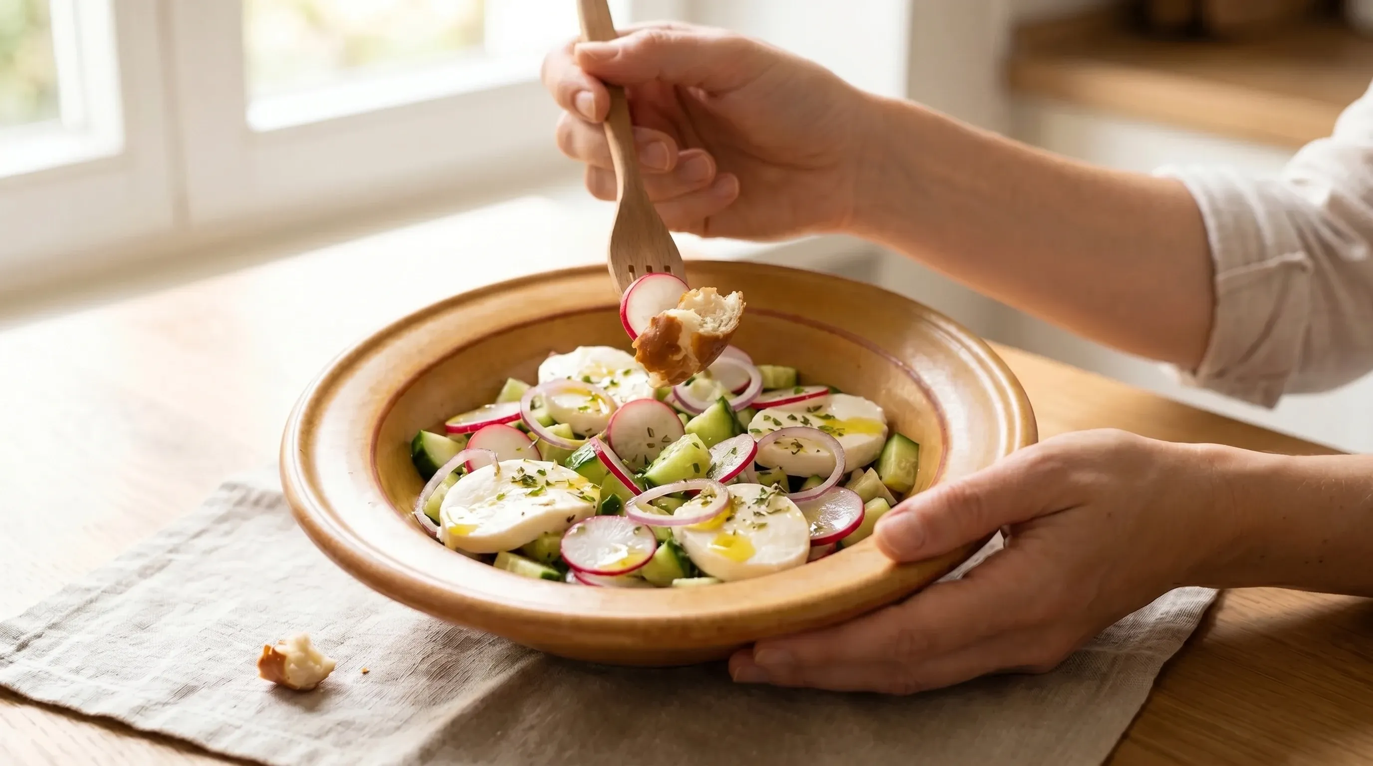 sommerlicher Caprese-Salat