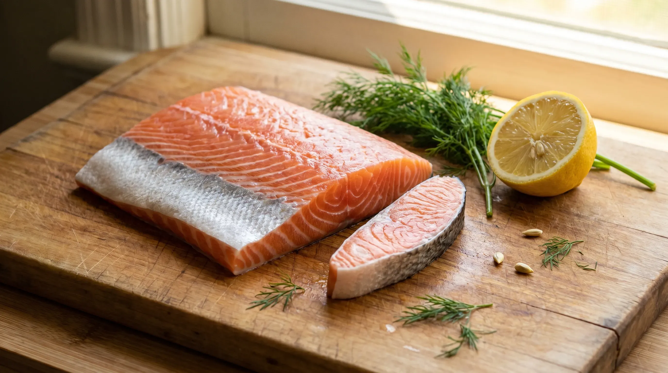 Frischer Lachs