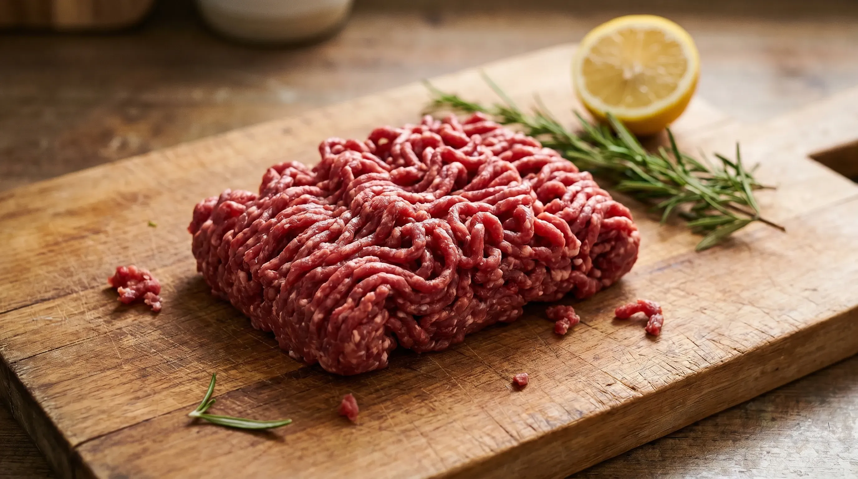 Frisches Rinderhackfleisch