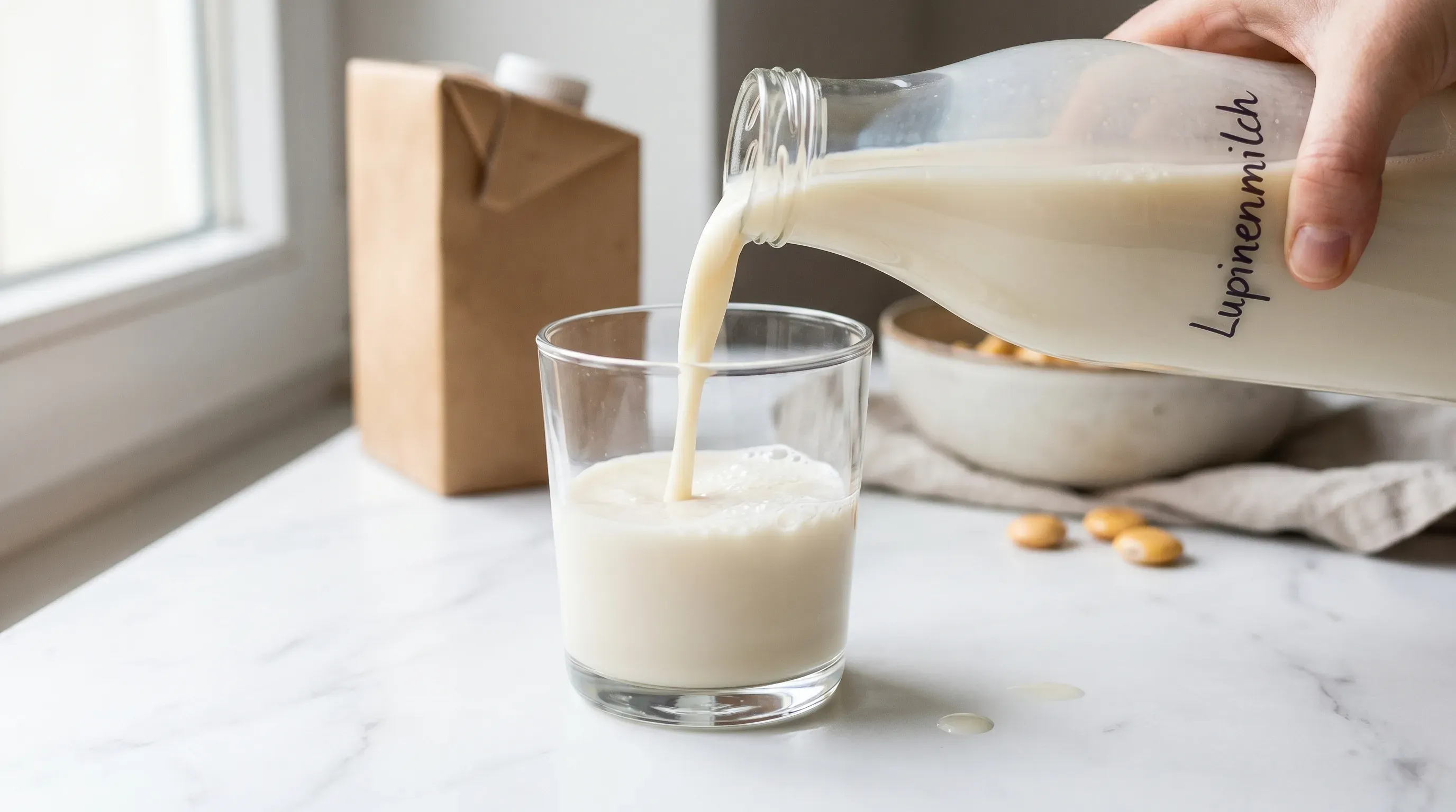 Lupinenmilch