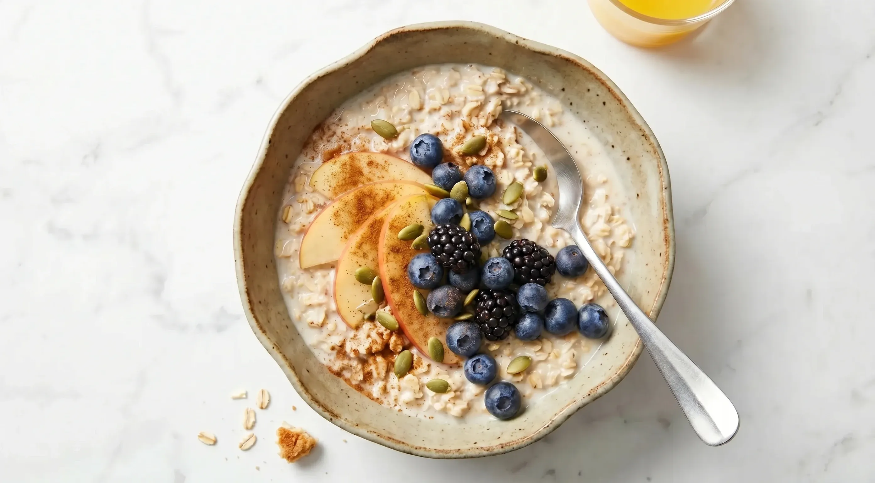 Overnight Oats mit Apfel und Zimt