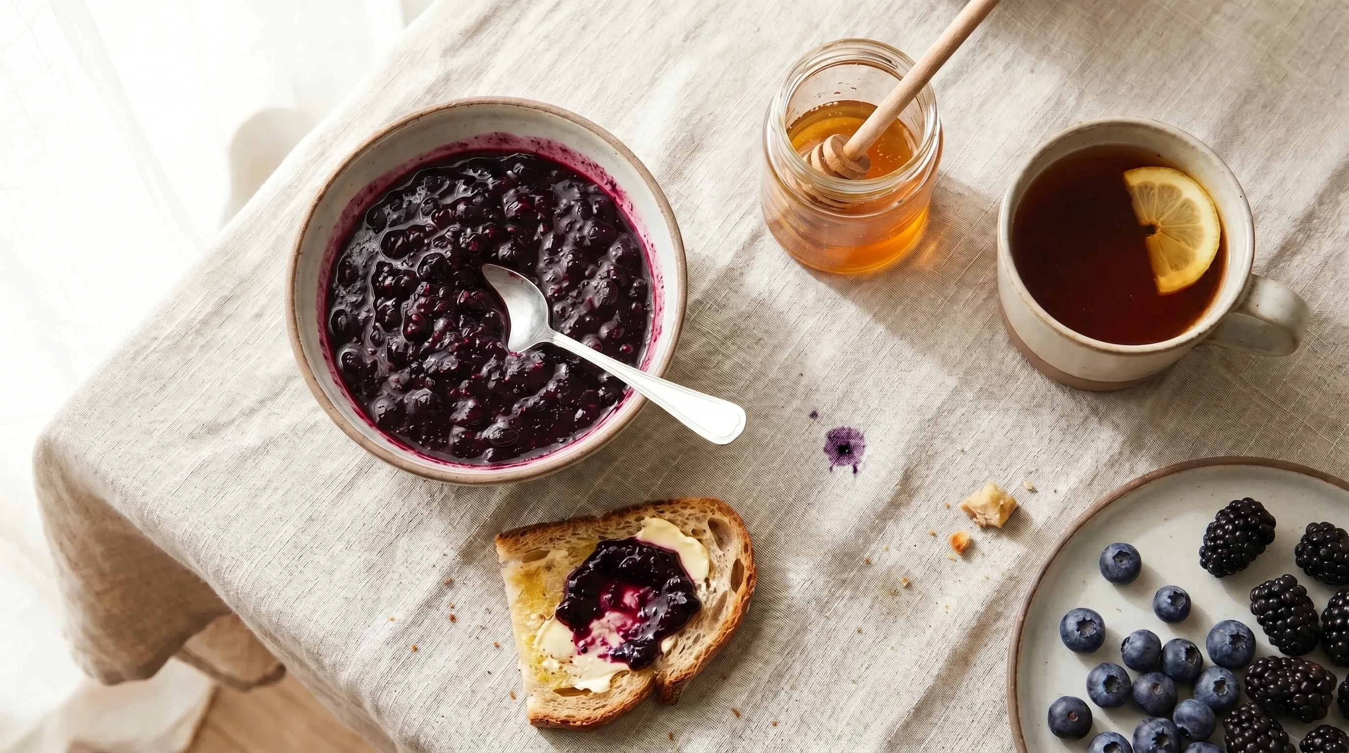 Schnelle Blaubeer-Marmelade