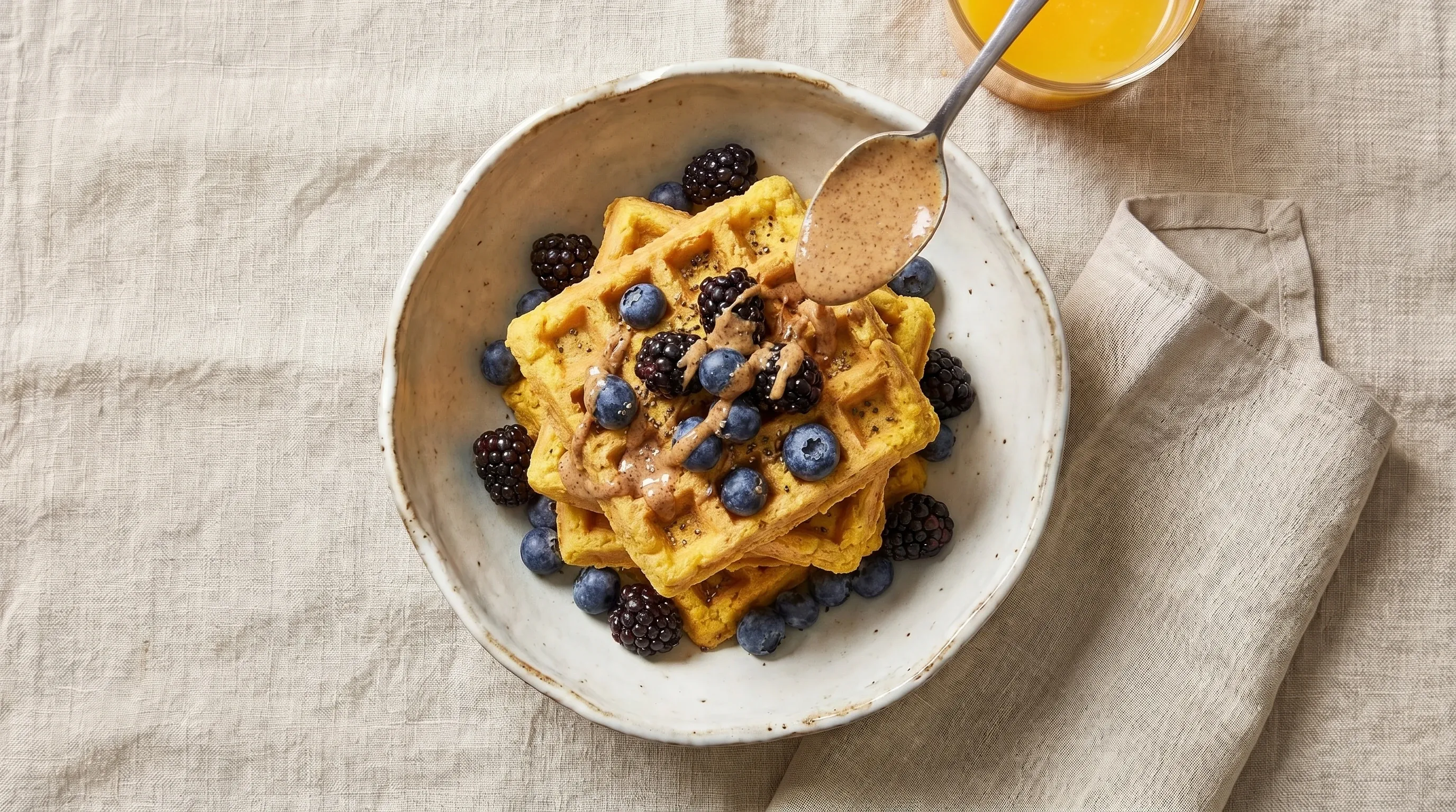 Grundrezept Maiswaffeln