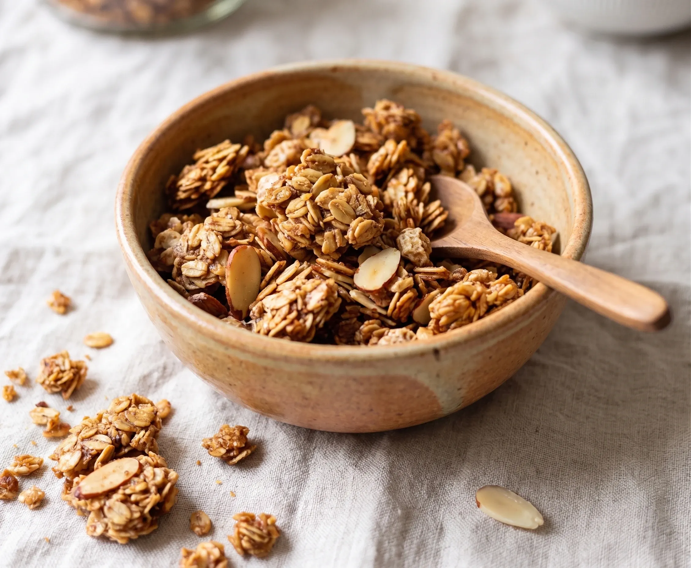 Zimt-Tahini-Granola